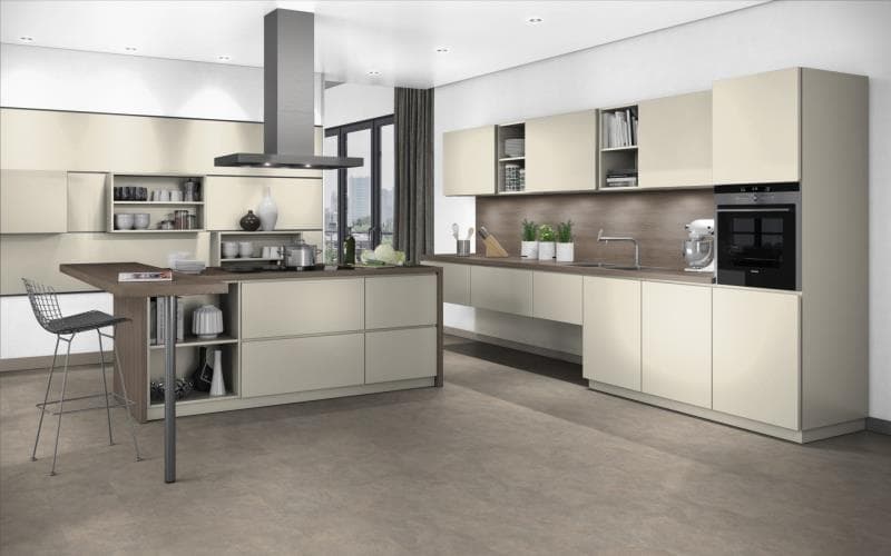 Treviso Handle-less Matt Alabaster